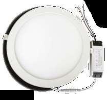SÜLLYESZTETT, KEREK, LED PANELEK / Recessed, Rounded, LED panel lights SÜLLYESZTETT, NÉGYSZÖGLETES,