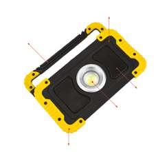 HORDOZHATÓ LED REFLEKTOROK Portable LED floodlights IP65 hordozható LED reflektorok /IP65 portable LED floodlights / Article number: DEL 1431 Teljesítmény / Rated