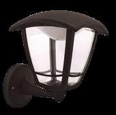 KÜLTÉRI LED LÁMPATESTEK Garden LED lamps / Article number: DEL 1491 232 x 194 x 85mm lefelé nyitott /