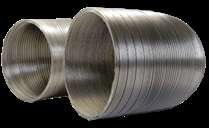 pipe connector l a: 113 mm l: 28 mm D: 100 mm D**: 98 mm ALUMÍNIUM LÉTRÁK / ALUMINIUM LADDERS Mindegyik Stilo létra összecsukható, kompakt