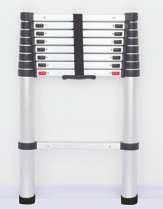 TELESZKÓPOS ALUMÍNIUM LÉTRÁK / Telescopic aluminium ladders MULTIFUNKCIÓS ALUMÍNIUM LÉTRÁK / Multifunctional aluminium ladder STI 1517-2,6m Max.