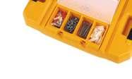Strong, schock and oilproof PP material Built in, wide telescopic