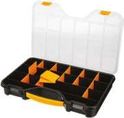 dividers With carry handle STI 1533 SzerszámBOX 5 134x101x31mm 6 belső tárolóval STI 1534 SzerszámBOX 7 194x140x33mm 6 belső