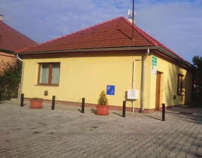 20 Településképi szempontból meghatározó területek Községháza A településrészen a középületi szolgáltató funkciójú épületek esetén az utcával párhuzamos nyeregtető általában kedvezőbb beépítést tett