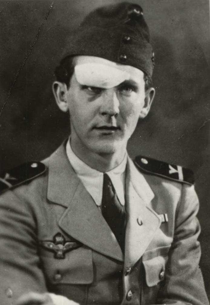 13. kép: Tóth Lajos hadnagy (1922-1951) 26 légi győzelmet aratott a háborúban.
