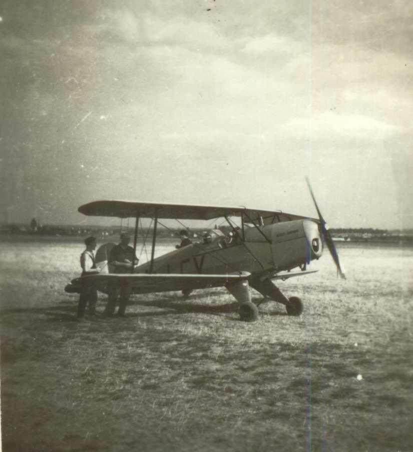 16. kép: A HMNRA pécsi keretének HA-LCV jelü Bücker Bü 131D-2-es alapfokú