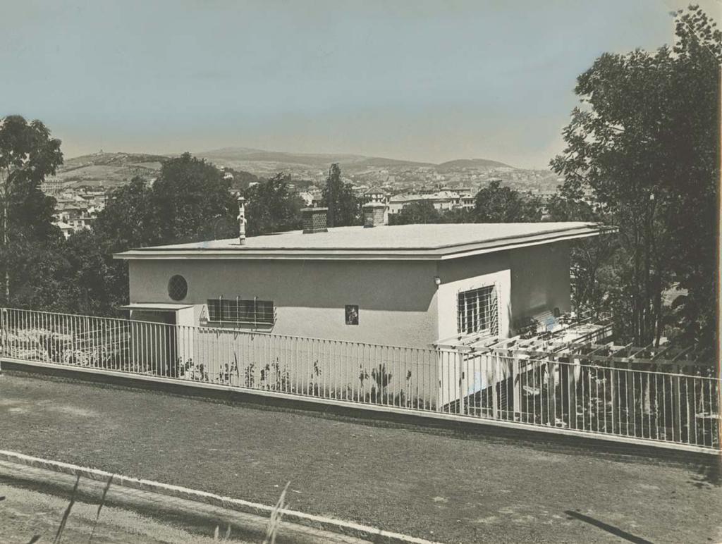 Fotó: Seidner Zoltán, 1935 Kaesz Gyula: Lengyel-villa, délnyugati fôhomlokzat és délkeleti oldalhomlokzat, Budapest / Gyula Kaesz: South-western front and south-eastern side façade.