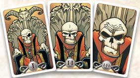 A Lesújtó Pillantások A Sötét Nagyúr Lesújtó Pillantás kártyákat oszthat a játékosoknak, melyekkel kifejezheti haragját az alantas szolgái felé.