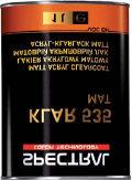 Spectral KLAR 535 MAT KÉTKOMPONENSŰ MATT AKRIL SZÍNTELEN LAKK TULAJDONSÁGOK: Magas minőségű matt bevonat Fokozott karcállóság (SR) Magas szárazanyag tartalom (HS) Nagyon jó terülés Gyors száradás