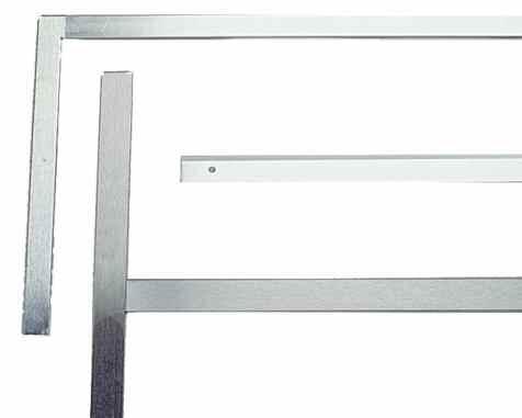acélvonalzó ütköző darab nélkül 10 cm lang, stahlblech 6 31 100 Hullámos vonalzó hossz 190 cm, egyenes és hullámos