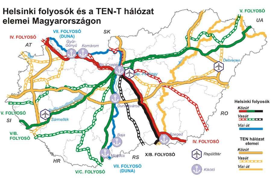 (Keleti körút déli szakasza és D-i elkerülő) teljes kiépítése után a város belső forgalmáról leválasztható lesz a településen átmenő forgalom.