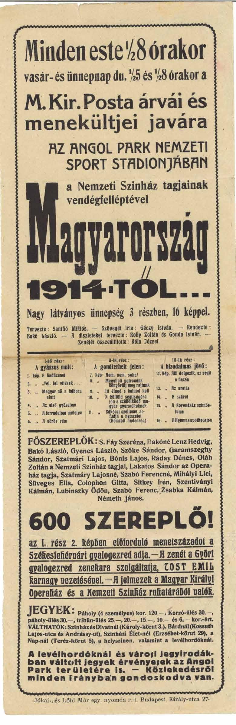 testesítették meg. 47 A Hadiarénában 1918 augusztusában a cs. és kir. hadikutya csapat tartott bemutatót, míg a bevételt a Margitszigeti Hadikiállítás jótékony alapja javára fordították.