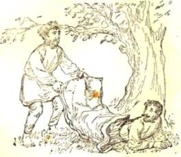 falat se ment le a torkán. Belépett az istállóba és megkérdezte Petrikelától: Hát veled mi van, cimbora? Beteg vagy? Honnan veszed, hogy beteg vagyok? Akkor meg miért fekszel?