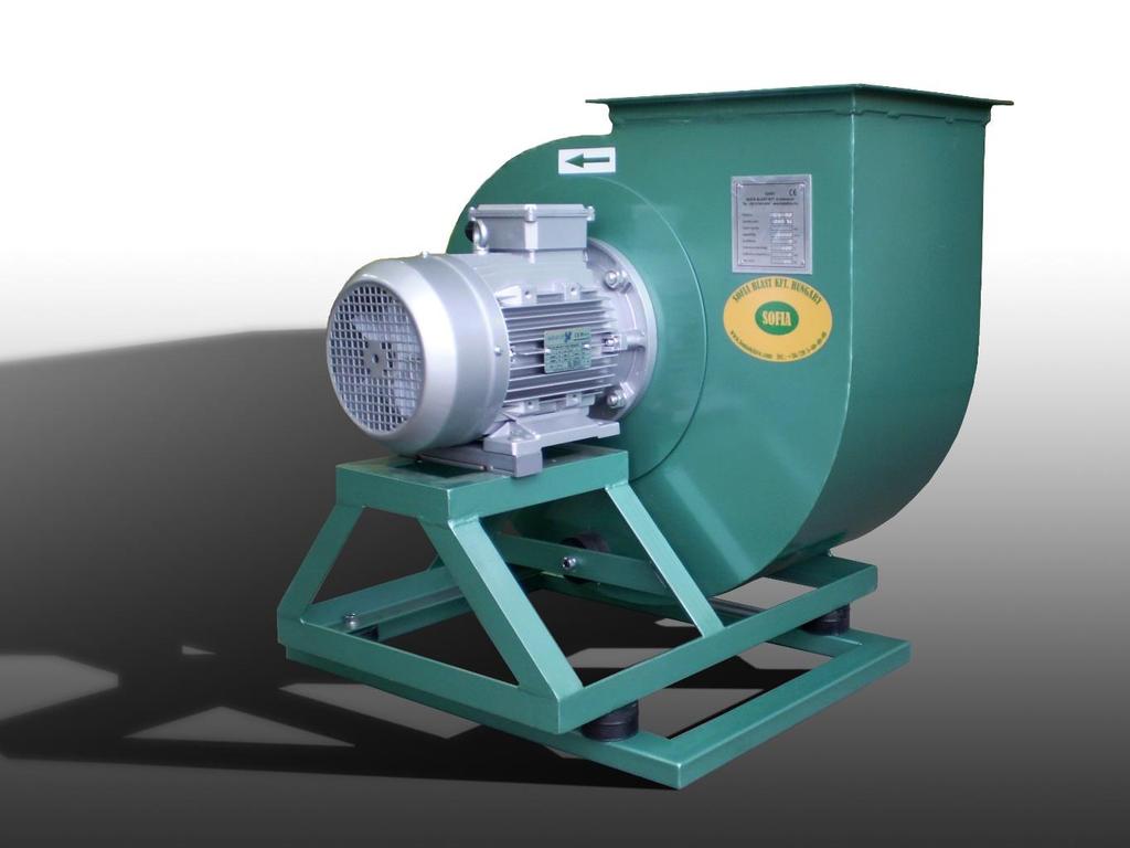 5. SZEMCSEFÚVÓ KABINOK Csigaházas centrifugál ventilátor Típus Térfogatáram Teljesítmény PSZVN-30/2 4 500 m 3 /h 400 V 2,2 kw PSZVN-40/2 9000 m 3 /h 400 V- 5 kw PSZVH-31.