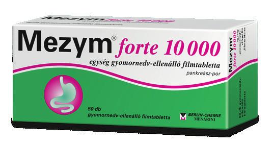 Eredeti ár: 2.760 Ft Megtakarítás: 331 Ft 2.429 Ft 48,6 Ft/db Mezym forte 10000 E gyomornedv-ellenálló filmtabetta 50x A Mezym forte helyreállítja az emésztést és könnyít a gyomron étkezés után.