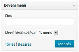 Ha szeretnénk, hogy a hónapok neve mellett az is megjelenjen, hogy az adott időszakban hány új bejegyzés született, úgy engedélyezzük a Mutassa a bejegyzések számát opciót. 5.4.3.