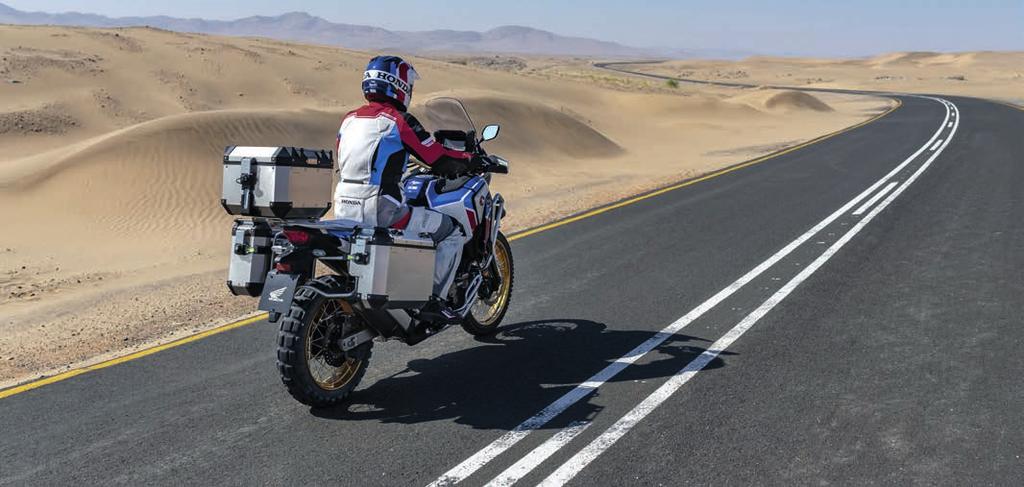 ERŐFORRÁS CÉLSZERSZÁMA A CRF1100L Africa Twin Adventure Sports modellt a felfedezés iránti vágy hívta életre.