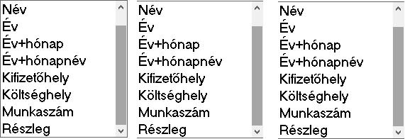 Pdf fájlban szereplő név Fájlnév: Az alábbi három paraméterből lehet a fájl nevét kialakítani.