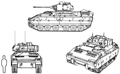 kép M2 BRADLEY GYHJ Forrás: www.battletanks.com/images/m2_bradley-2.jpg (A letöltés ideje: 2014. 05. 13.