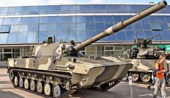 Főbb haditechnikai eszközök Páncéltörő tüzérségi eszközök 139 125 MM-ES 2S25 SPRUT ÖNJÁRÓ PÁNCÉLTÖRŐ ÁGYÚ 204. kép 2S25 önjáró páncéltörő ágyú Forrás: www.cgexperience.com/images/2s25_sprut-sd.