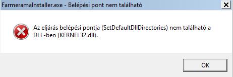 KERNEL32.DLL hibaüzenet megoldása [Windows 7] Készítette: Wolf[Black] Farmnév: (WF)Glopers 1 Kedves Játékos!