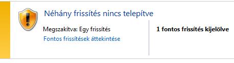 Ezután ismét nyissuk meg a Windows Update szolgáltatást.
