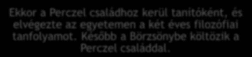A családot súlyos anyagi válságba sodorta az édesapja halála (1817).