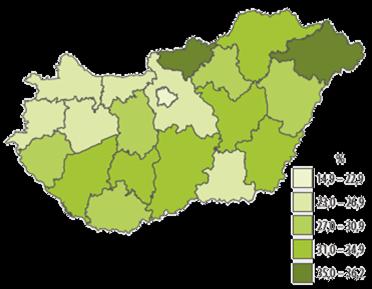 8 1. A mai magyar társadalom jellemzői Településhierarchia 1-2.