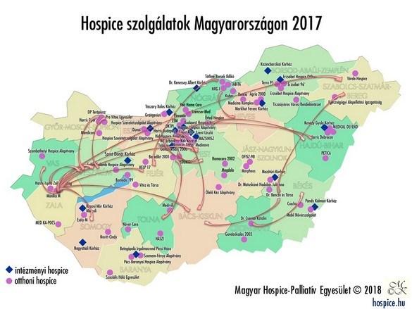 17.2. Hospice 269 1970-es évek: a hospice mozgalommá vált, kialakult a betegek otthoni gondozásának modellje, az átmenetei szervezeti formák: nappali szanatórium, ambuláns gondozás, kórházi
