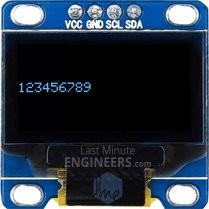 oled_text_demo.ino Számok kiírása a print() metódussal nemcsak szöveget, hanem számokat is kiírathatunk (32 bites előjelt nélküli számokat adhatunk meg) // Display Numbers display.