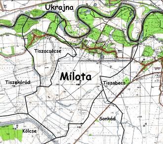 Milota ha % Teljes közigazgatási terület 1 538,78 100,00% Belterület 146,97 9,55% Külterület 1 391,80 90,45% Zártkert Művelési ág 100,00% Erdő 163,94 10,65% Fásított terület Gyümölcsös 118,23 7,68%