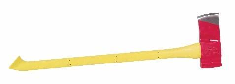 magasabb ütéshatás kevesebb igénybevétellel, üveggyapottal erősített nyél - méret: 860 x 300 x 90 mm - tömeg: 5 kg 254013 gerincágy 982500 fejrögzítő 983090 4 db