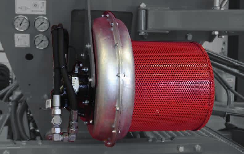 Ventilátor peremének utánhúzása A csatlakozókúp rögzíti a ventilátor kerekét,és egyúttal maga is szilárdan rászorul a hajtótengelyre. Kioldódhat a ventilátor hajtásának csatlakozókúpja.