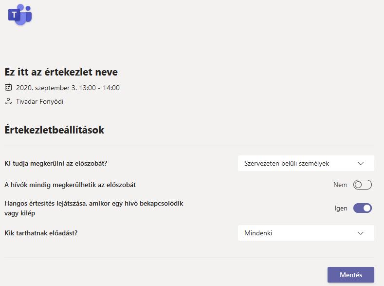 Ez egy elég hosszú link, ezért lecserélhetjük egy informatív címre, ami a kurzusoldalon megjelenjen, és belinkeljük a hivatkozás linket.