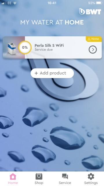 21. Töltse le telefonjára a BWT Best Water Home alkalmazást a preferált App Store-ból. Az alkalmazásnak így kell megjelennie a store-ban, de a megjelenés a telefon típusától függően változhat.