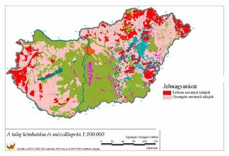 A talajsavanyúság okozója a savanyú, nem karbonátos talajképző kőzet, a növényi maradványok lebomlásából származó savanyító hatású anyagok, a sok csapadék és a talaj gyenge víztartó képessége miatti