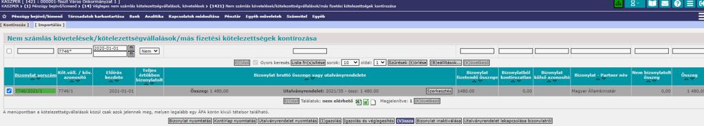A 97 mp-ban elvégezzük a teljesítés