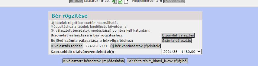 leírtak szerint bizonylatot