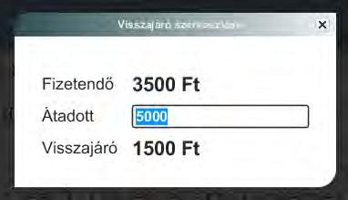 A kosár alján a fizetendő összeg növekszik. A Töröl (Delete) gombbal ki lehet venni az utolsó kosárba került jegyet. A kosár a jegyeket ábécé sorrendben jeleníti meg.
