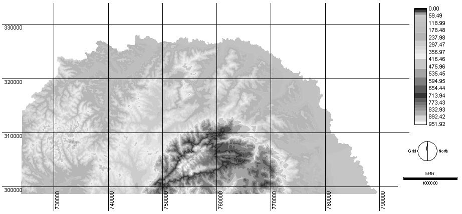 ACTA GGM DEBRECINA Geology, Geomorphology, Physical Geography Series Vol.: 2 2007 investigation (Fig. 1). Cross-sections were created by Global Mapper 7.0. The investigation area, the foreland of the Bükk Mts.