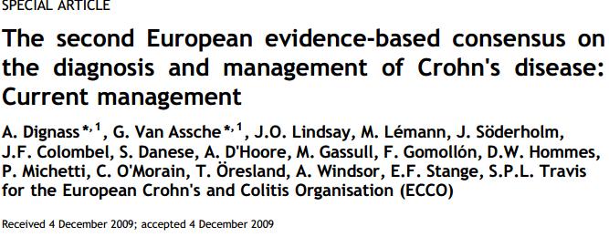 The inflammatory burden is greater in extensive (> 100 cm) than in