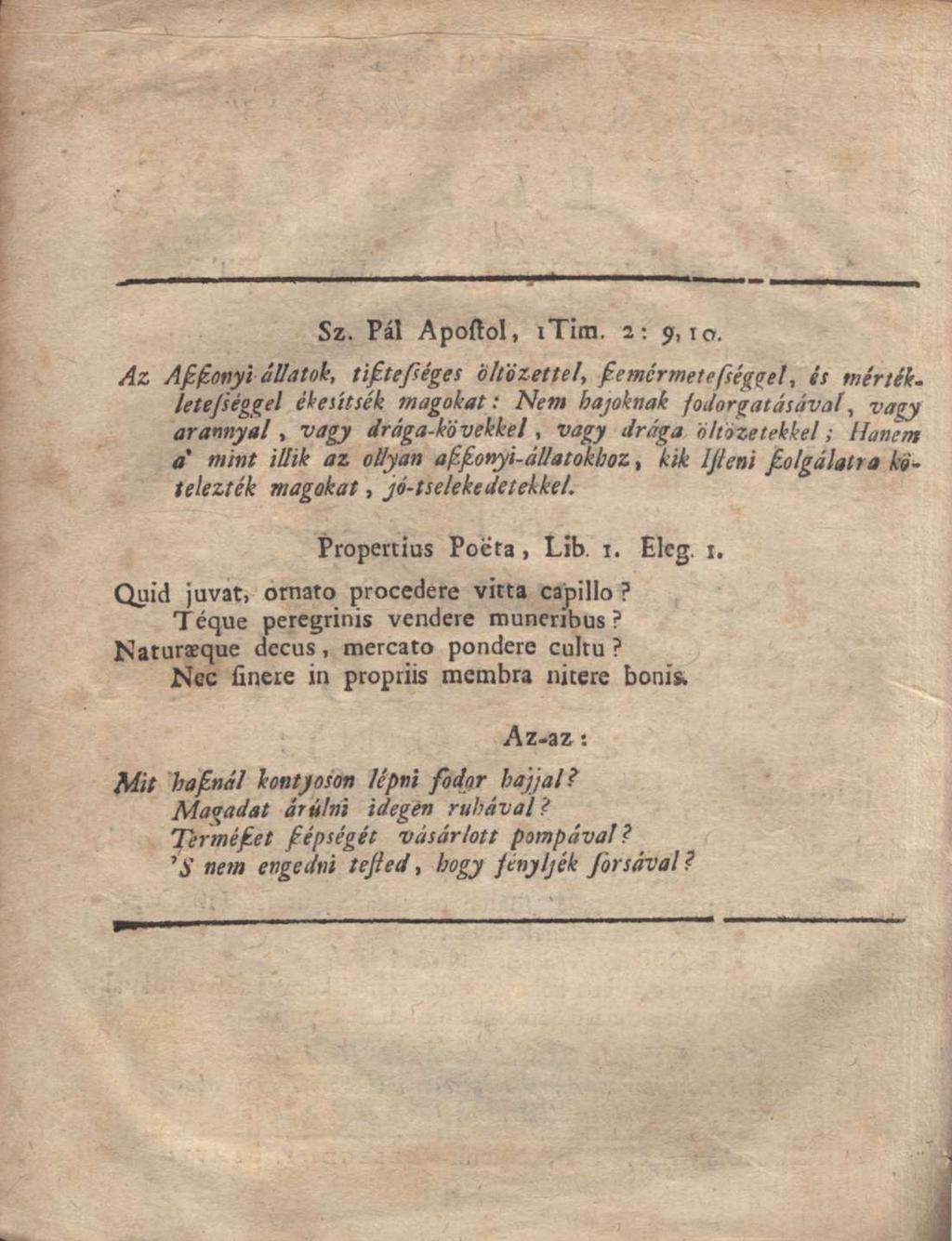 Sz. Pál Apostol, itim. 2: 9,10.