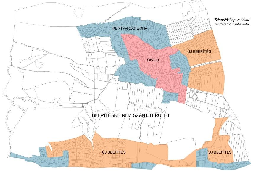 2. melléklet a 17/2018. (VIII. 31.) településképi önkormányzati rendelethez. A településképi szempontból meghatározó területek jegyzéke 1.