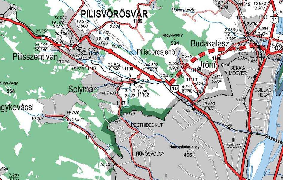 VÉLEMÉNYEZÉSI SZAKASZ 17/32 Közlekedési alátámasztó munkarész a 2.a. és 2.