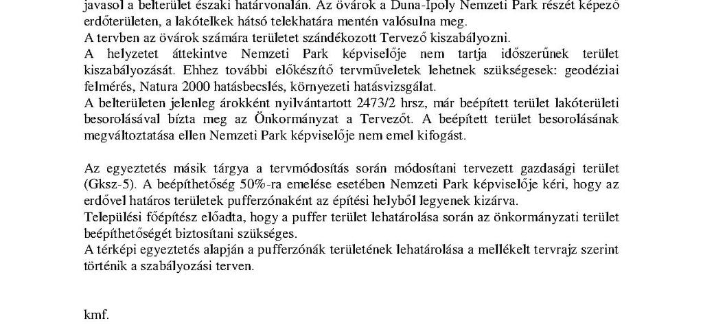 VÉLEMÉNYEZÉSI SZAKASZ 23/32 Duna-Ipoly Nemzeti Park