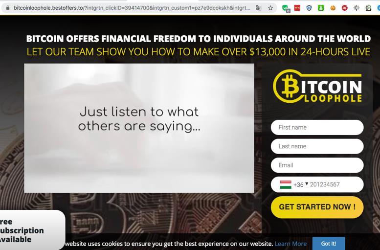 bitcoin kereskedési webhely promóciója)