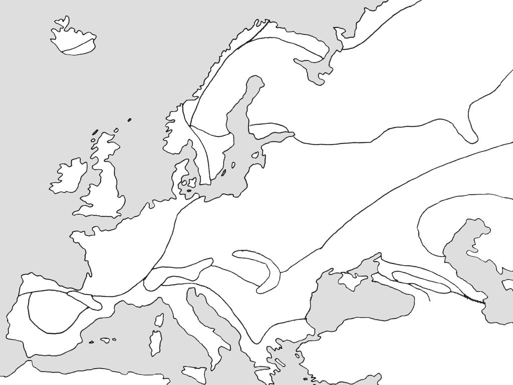 1. Írd a térképvázlatba a megfelelő éghajlati övezetek nevét!... övezet I.... övezet IV. V. II. VII. III. VI. 2. Hogyan változnak az éghajlat elemei Európában? Ábrázold nyilakkal a térképvázlaton!