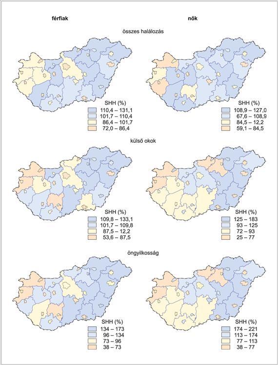 II. Az epidemiológia alapjai Forrás: WHO/Európa, HFA adatbázis, 2010.