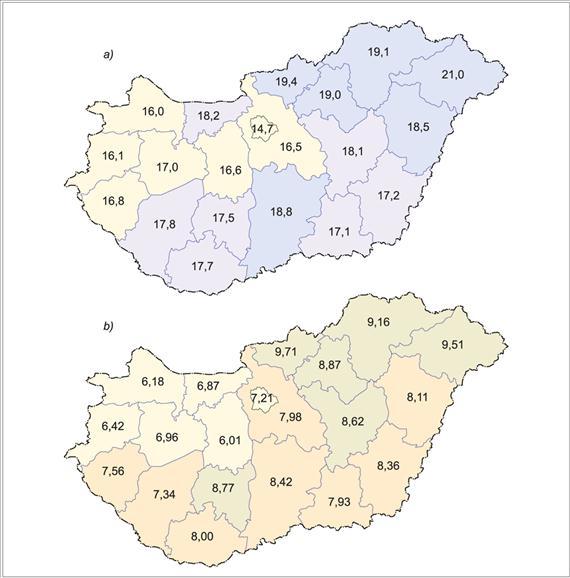 VII. A társadalmi-gazdasági helyzet és az életmód hatása az egészségi állapotra, az egészségfejlesztés alapjai VII-6. ábra.