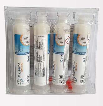 0,03 g) 35 g-os tubus (4 tubus/doboz, 20 tubus/karton) FORGALMI KATEGÓRIA III. BASF Németország Maxforce White IC 2,15% imidakloprid Zárt térben csótányok irtására használható.
